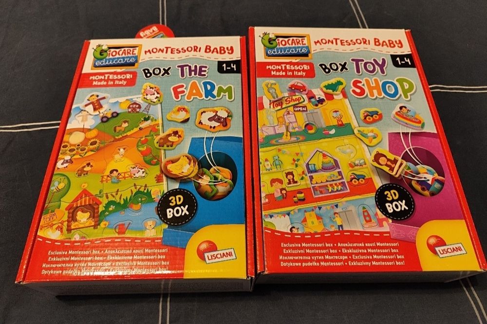 HAPE Монтесори куб - Мултифункционален куб с ксилофон + подарък пъзели