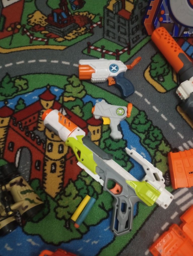 Pistoale Nerf +țintă electronică