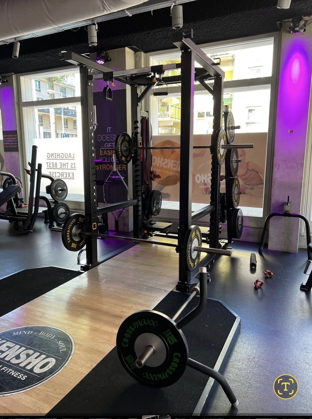 Фитнес уреди MATRIX magnum mega half rack + платформа