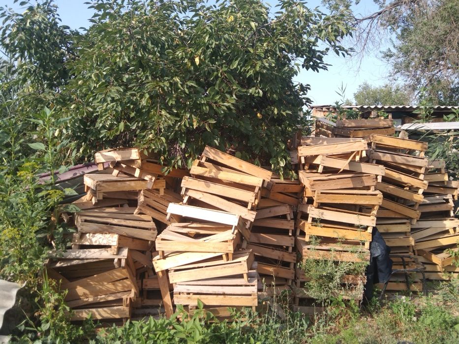 Деревянные ящики для овощей
