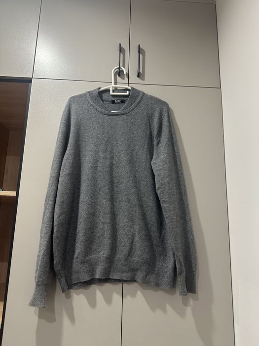 Серый свитер из 100% кашемира