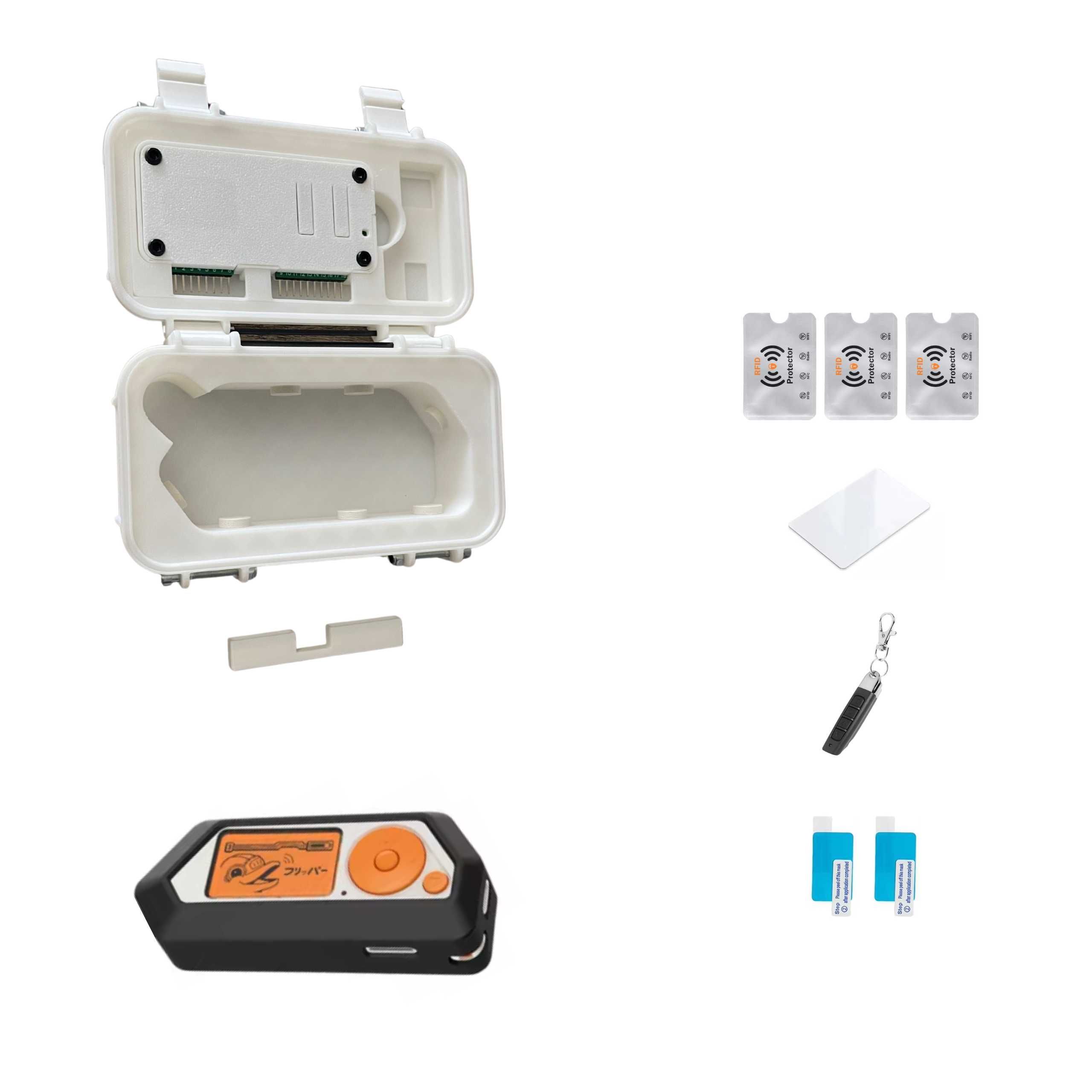 Set Accesorii Flipper Zero-Husa,Carcasa Box,Carcasa WiFi, Black+Gift