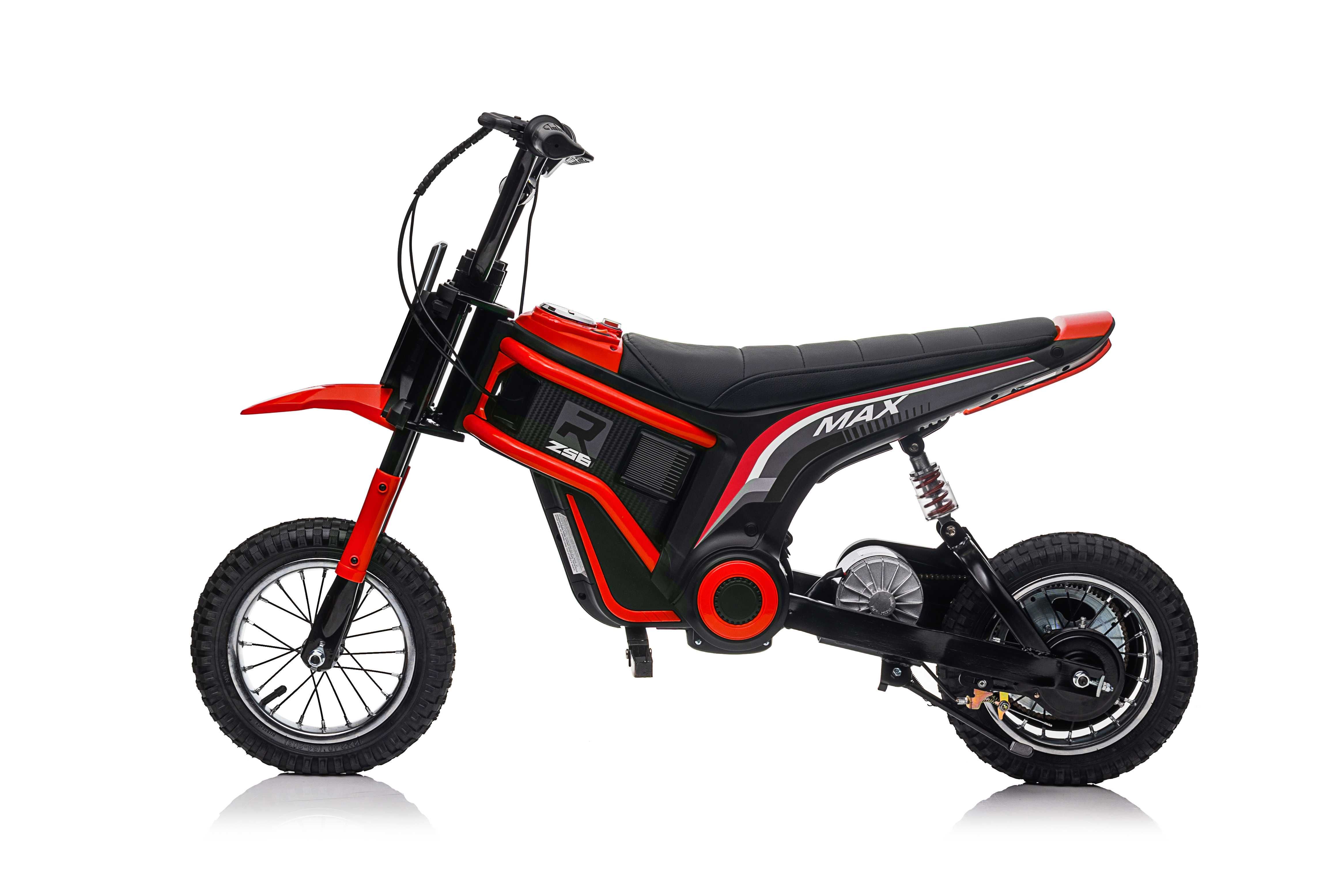 Motocicleta electrica Kinderauto Enduro 350W 24V, roti gonflabile RED