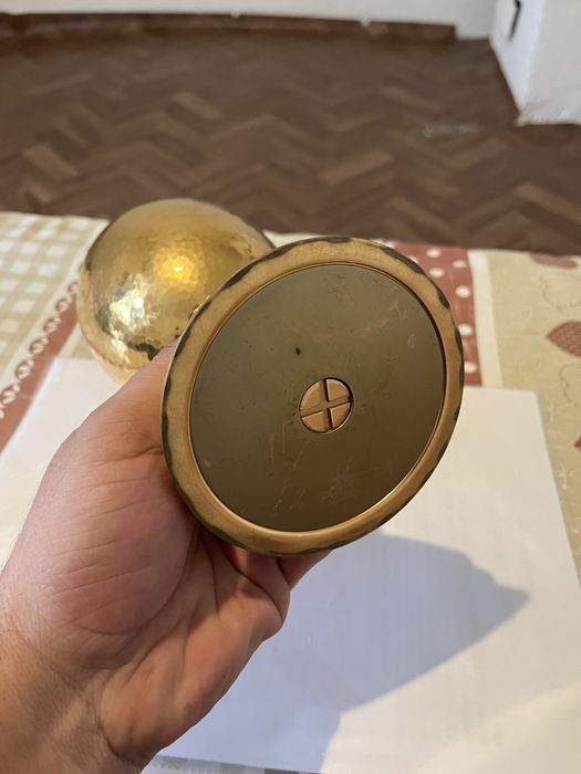 Vand potir suflat cu aur