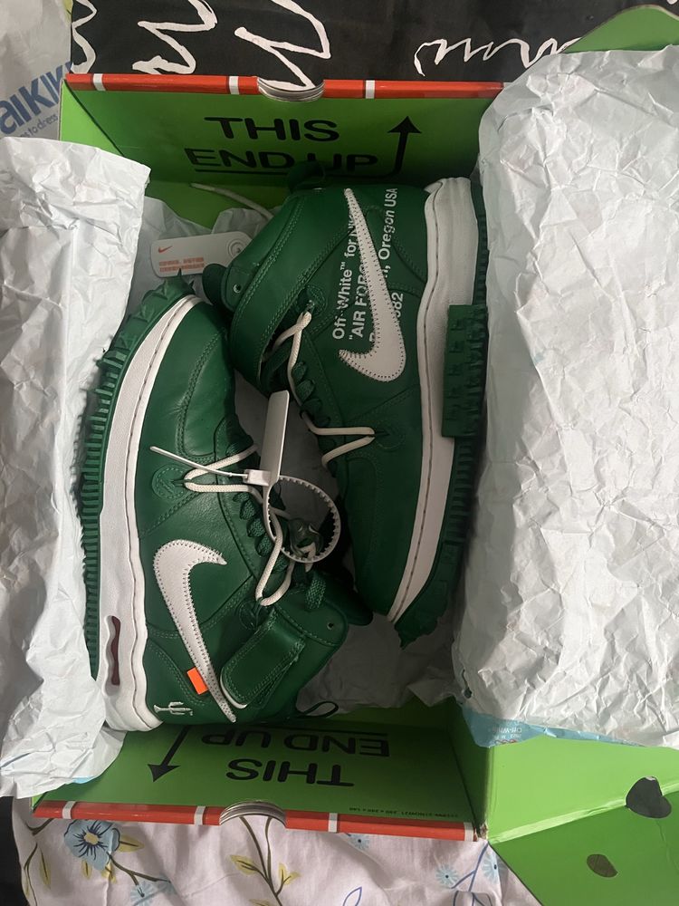 Air Force 1 X Off White ,,Pine Green”