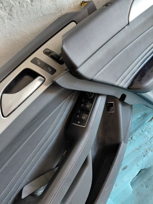 Interior Mercedes ML W166 Piele neagra combinata cu alcantara