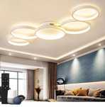 Plafonieră LED Smart 100CM – 50W, 6000LM, compatibilă Alexa & Google