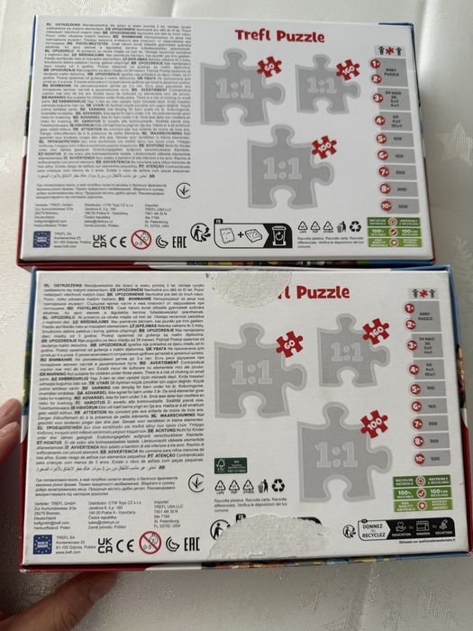 Set puzzle Bluey si Paw Patrol 4+