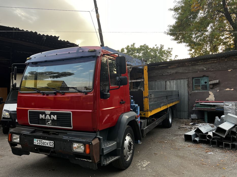 MAN манипулятор 12 метров кран 3.5 тонны