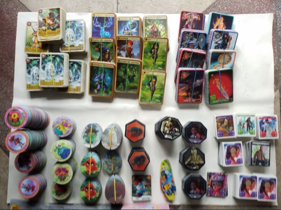 Animaterra,Star wars, Spongebob,Trolii, peste 3500 buc
Colecție Animat