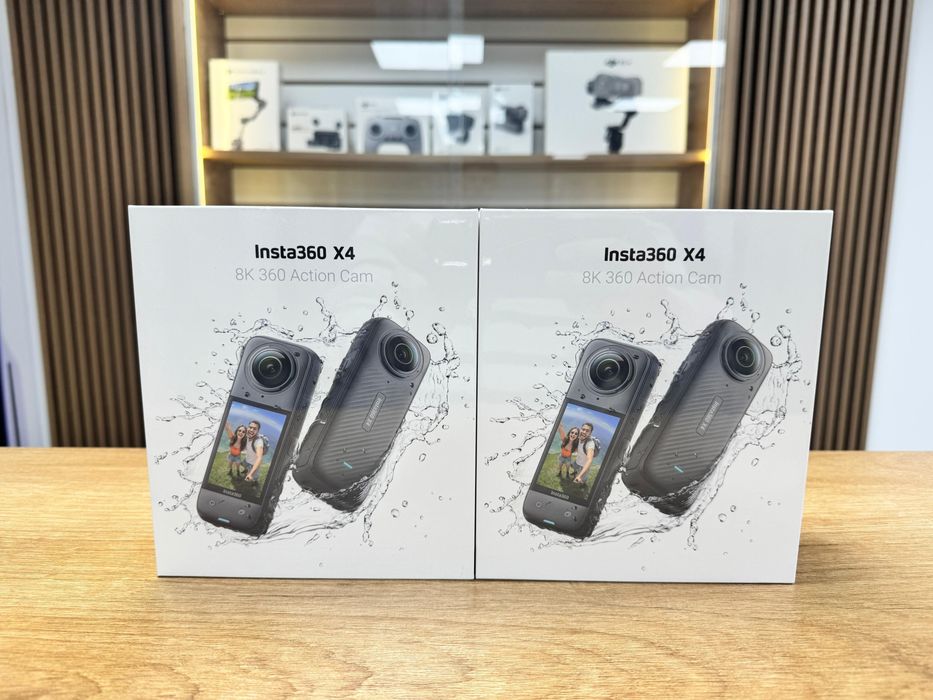 Новинка! Экшн камера Insta 360 X4! Новые! Kaspi / Halyk / QR