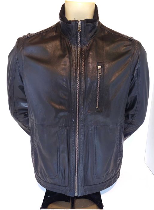 BOSS - Мъжко кожено яке от естествена кожа