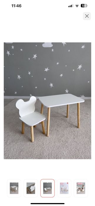 Продам детский стол со стульчком