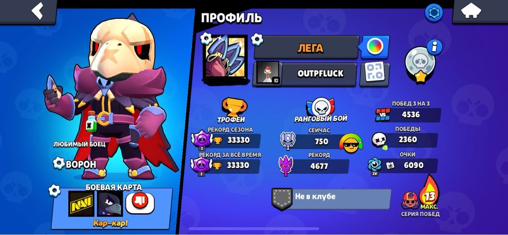 Продам аккаунт в Brawl stars 33к кубков