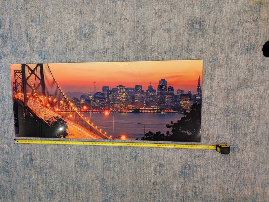 Tablou sticla 125x50 cm
