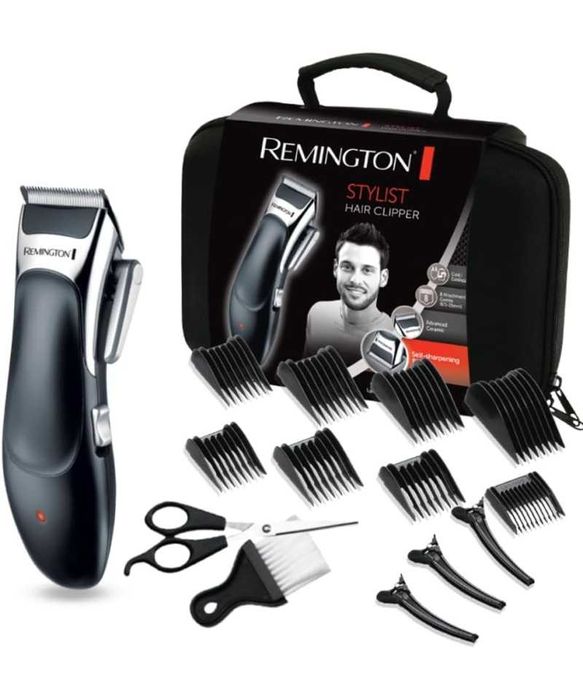 Aparat de tuns, Remington HC363C Stylist, 0.5 –25, 8 accesorii, negru