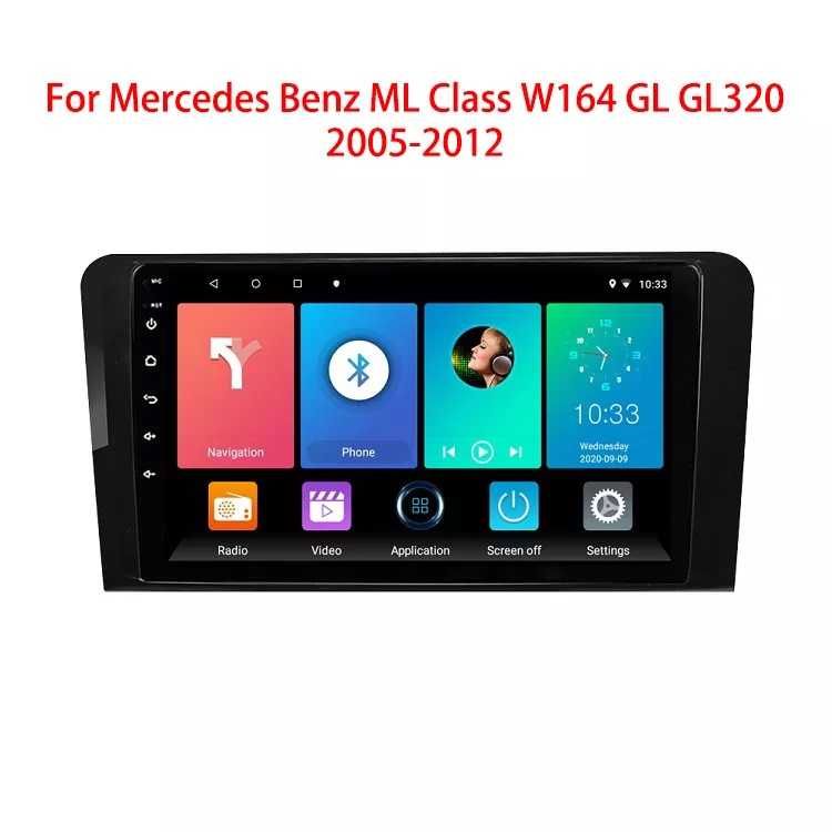 Мултимедия за Mercedes ML GL DIN W164 плеър 2+32GB Android Навигация