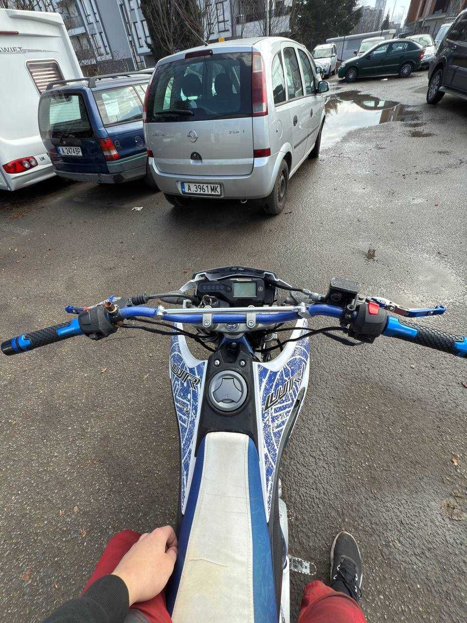yamaha wr 125 x с 180сс бутало malossi. A1 категория