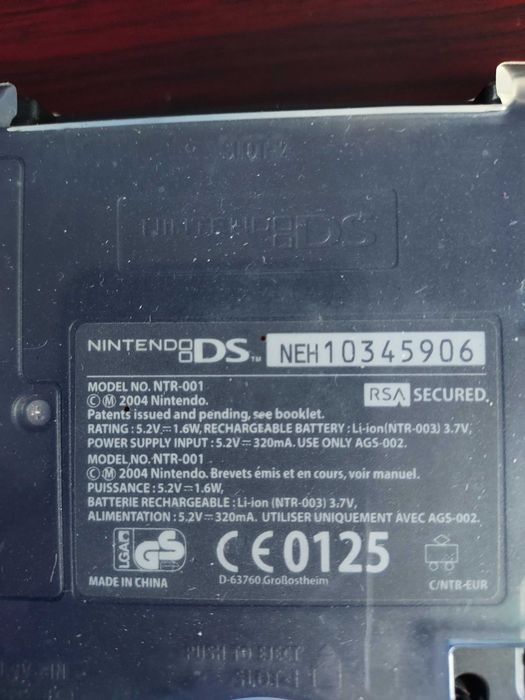 Nintendo ds prima varianta