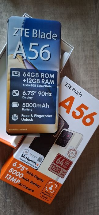 Нов телефон ZTE Blade A56