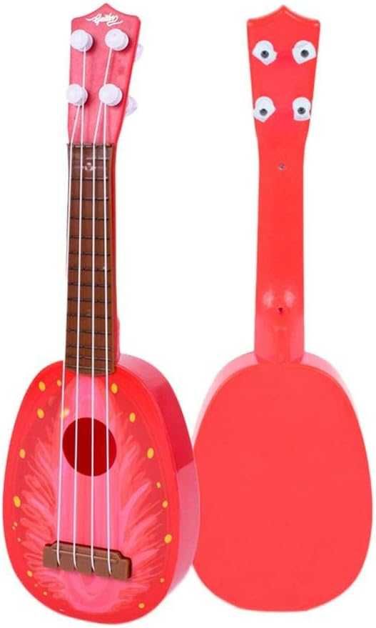 Instrument muzical Ukulele cu 4 corzi de nilon, pentru copii mici