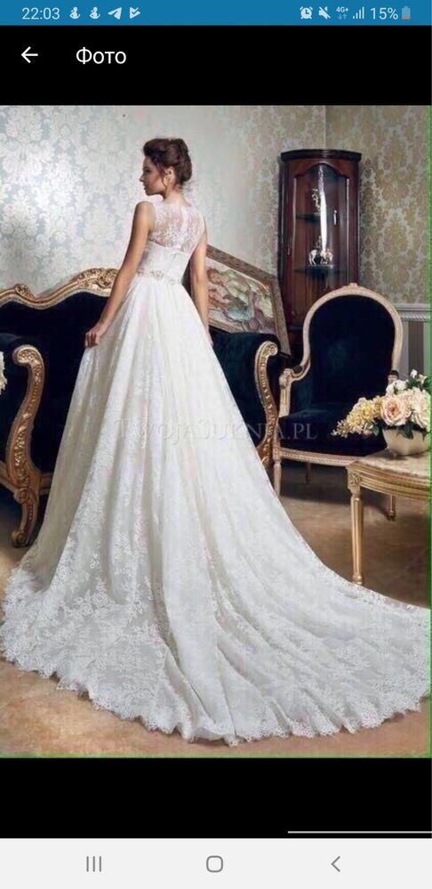 Продаю свадебное платье испанского дизайнера