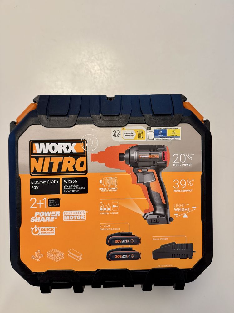 Импакт винтоверт WORX WX265
