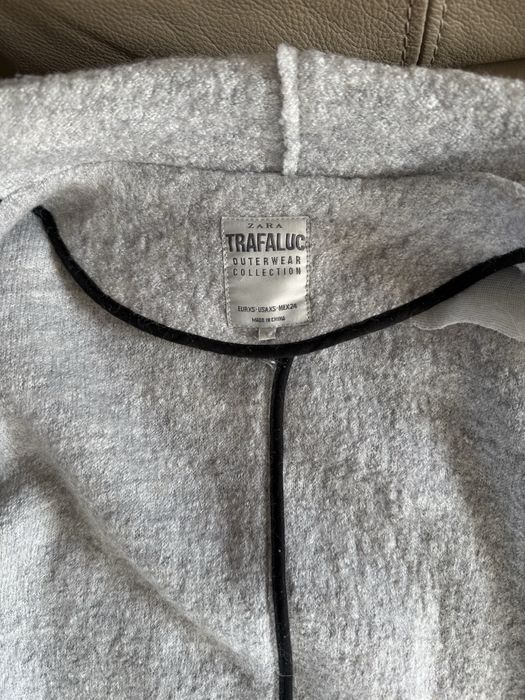Светло сиво палто ZARA - XS