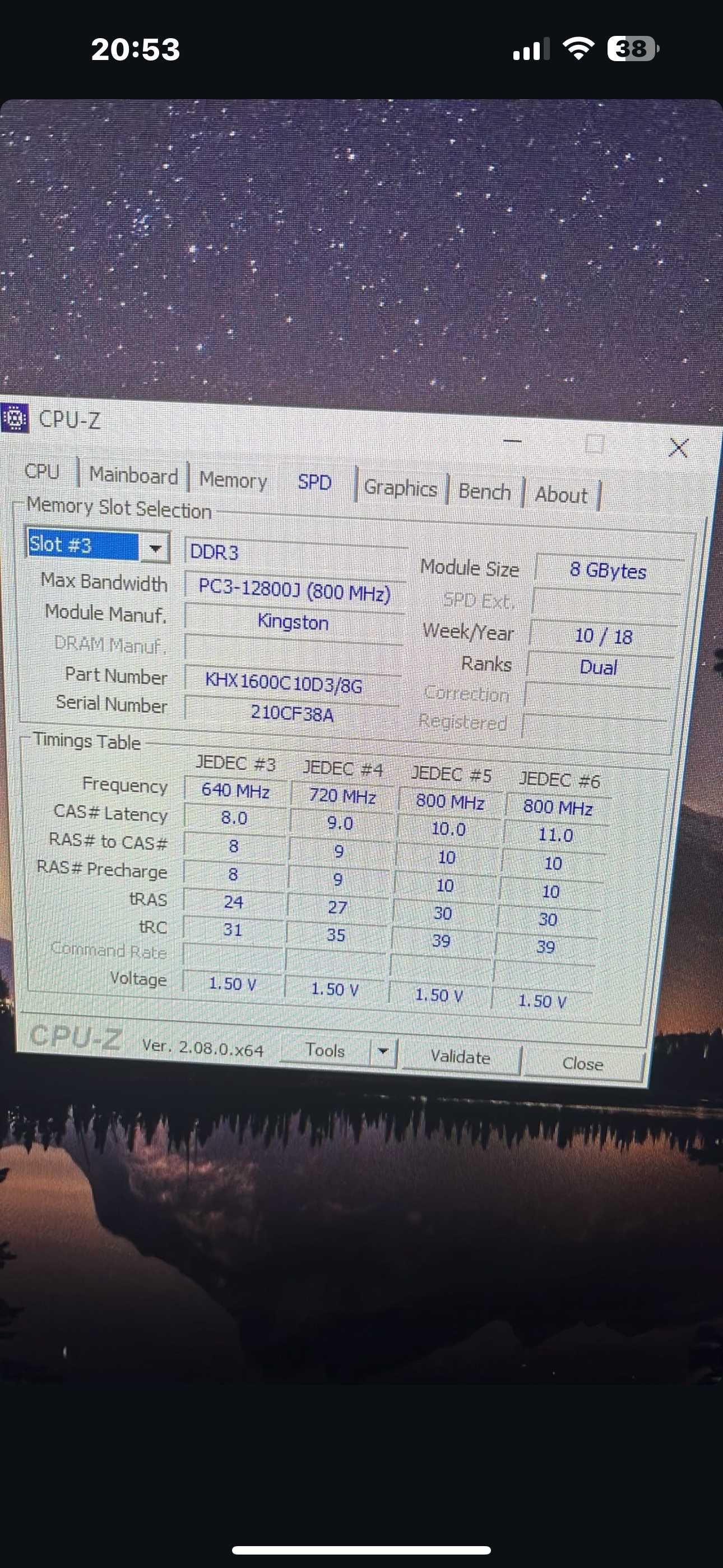 i7-4770k, Gigabyte H87N-WiFi, 2x8GB Kingston 1600Mhz DDR3
