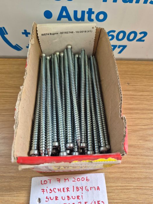 Fischer/bygma suruburi montaj beton 7.5x152 - lot fm 2006