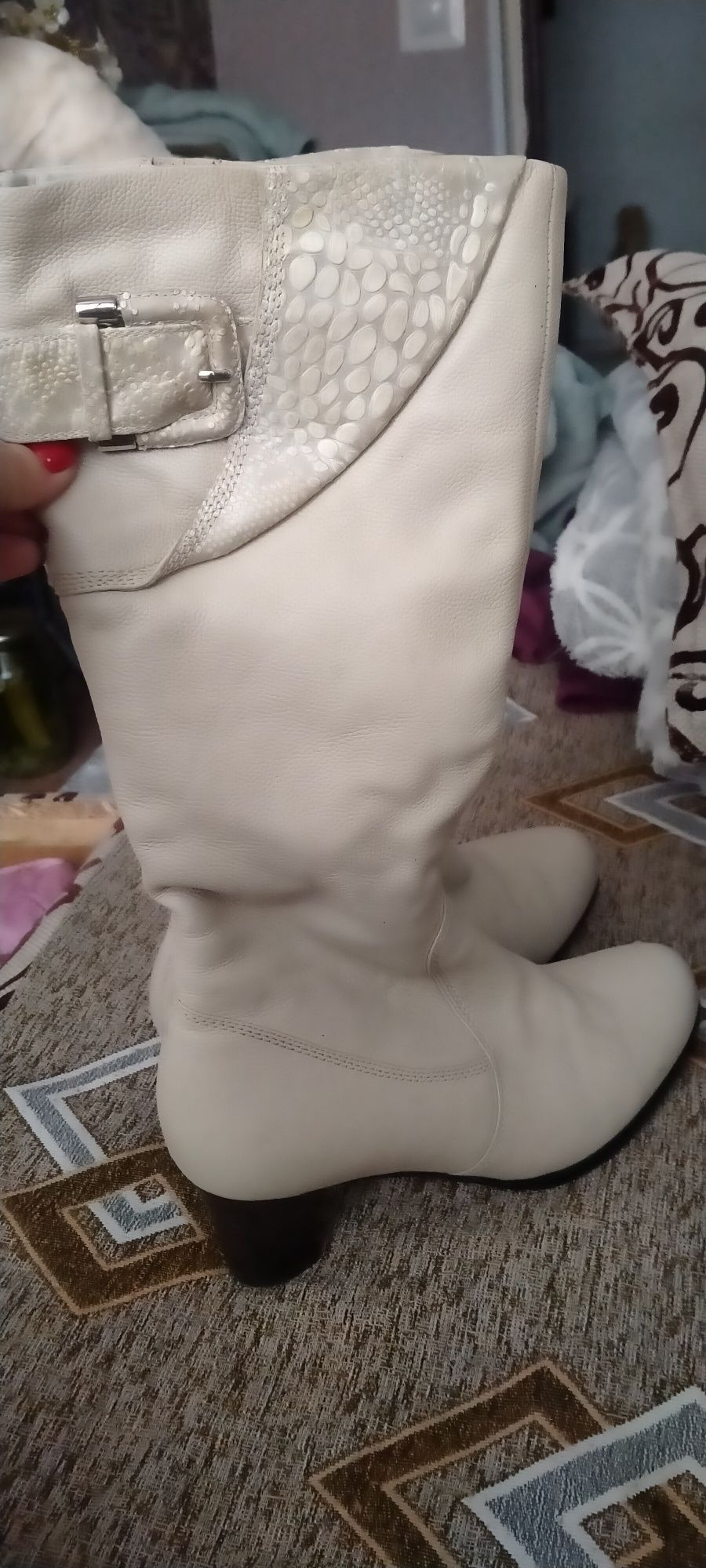 Продам сапоги зимние натуральная кожа и мех