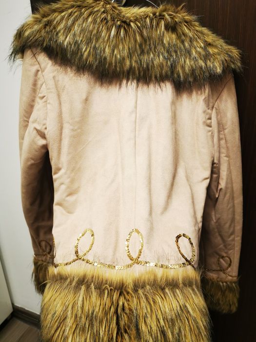 Cojocel catifelat cu blana sintetica mărimea 36/38