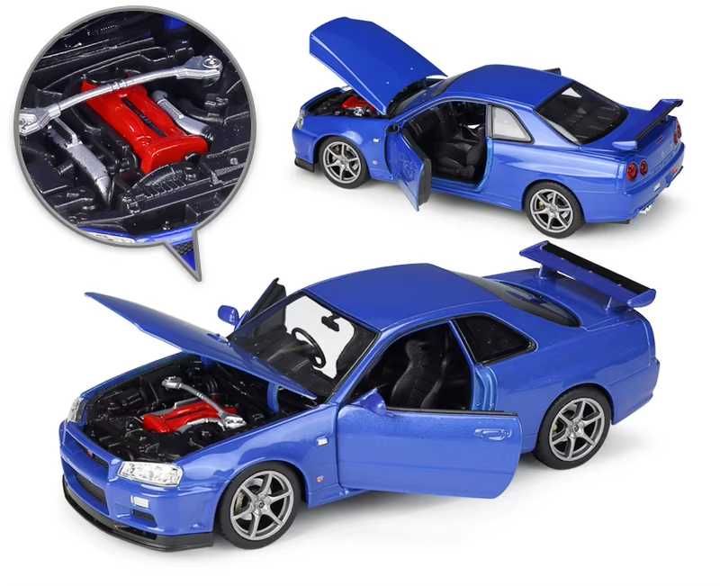 Nissan Skyline GT-R (R34) 1:24 Welly