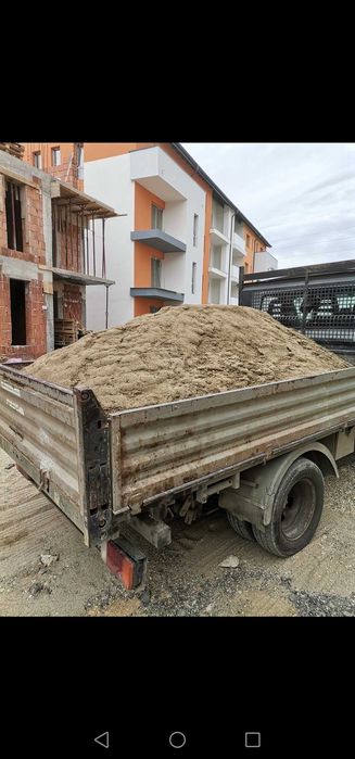 Nisip Sort balastru margaritar pamant