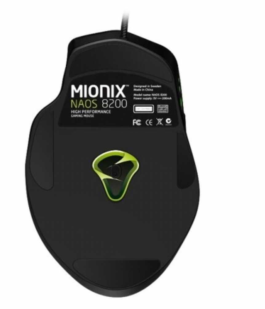 Mouse ergonomic Mionix NAOS 8200 8200 dpi, Laser, USB, 7 butoane
