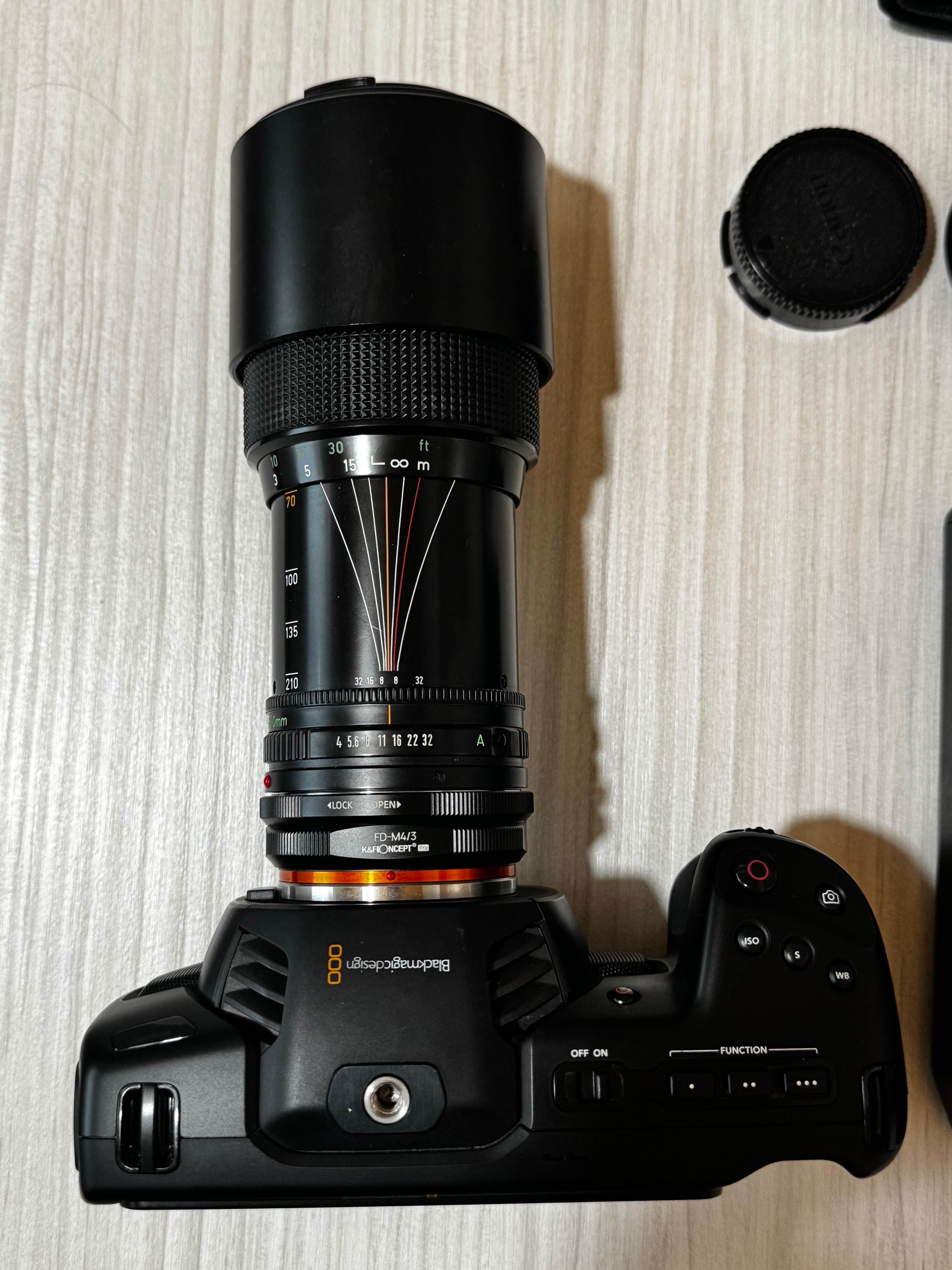 Setup complet BMPCC 4K - Blackmagic Pocket Cinema Camera 4K accesorii