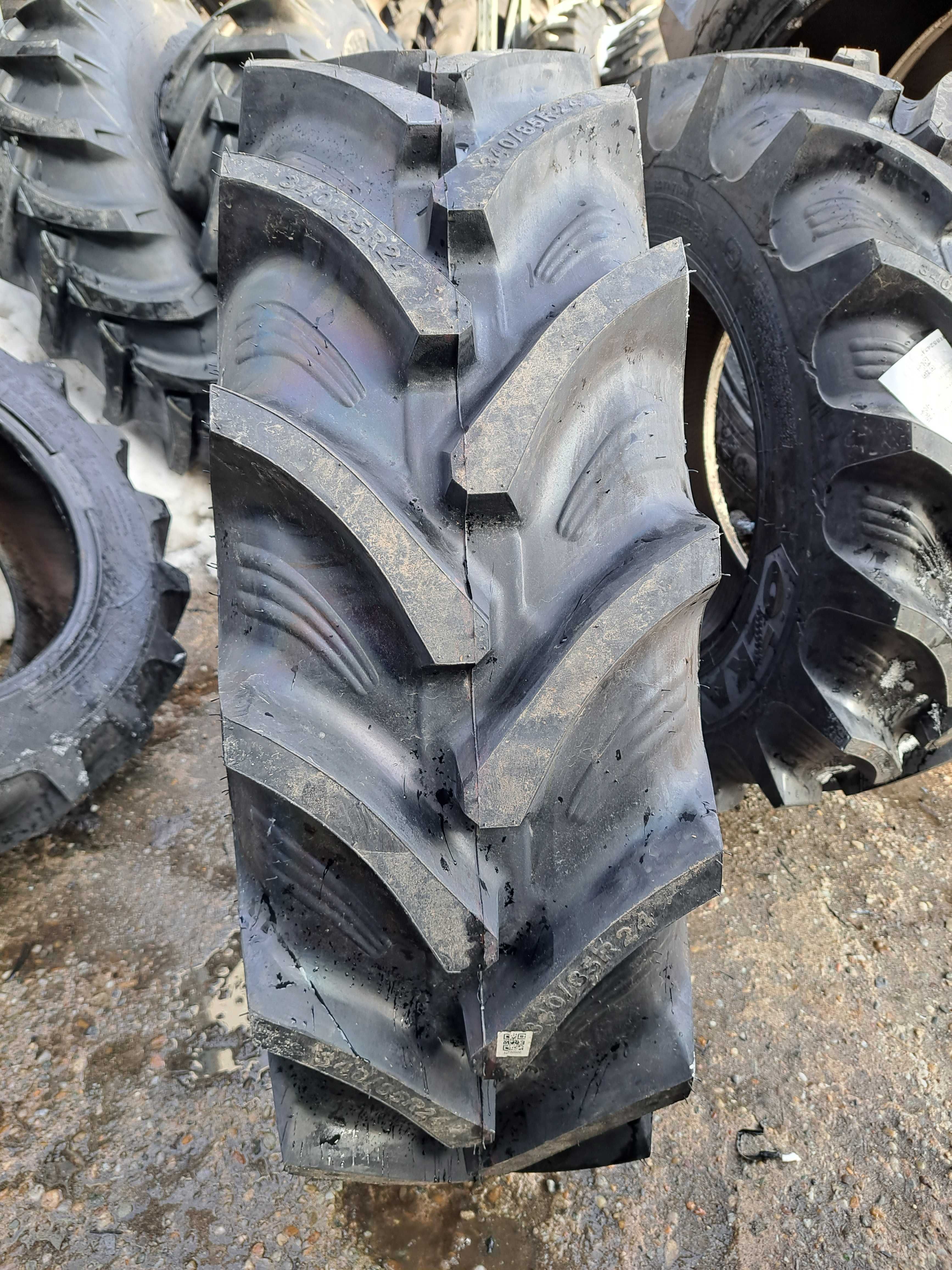 Cauciucuri noi 340/85R24 OZKA radiale 13.6R24 tractor cu incarcator