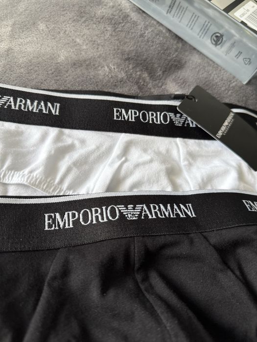 Emporio Armani set 2 chiloti alb-negru marimea M noi originali