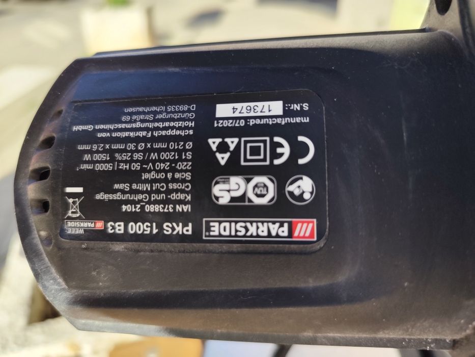 Настолен циркуляр Парксайд