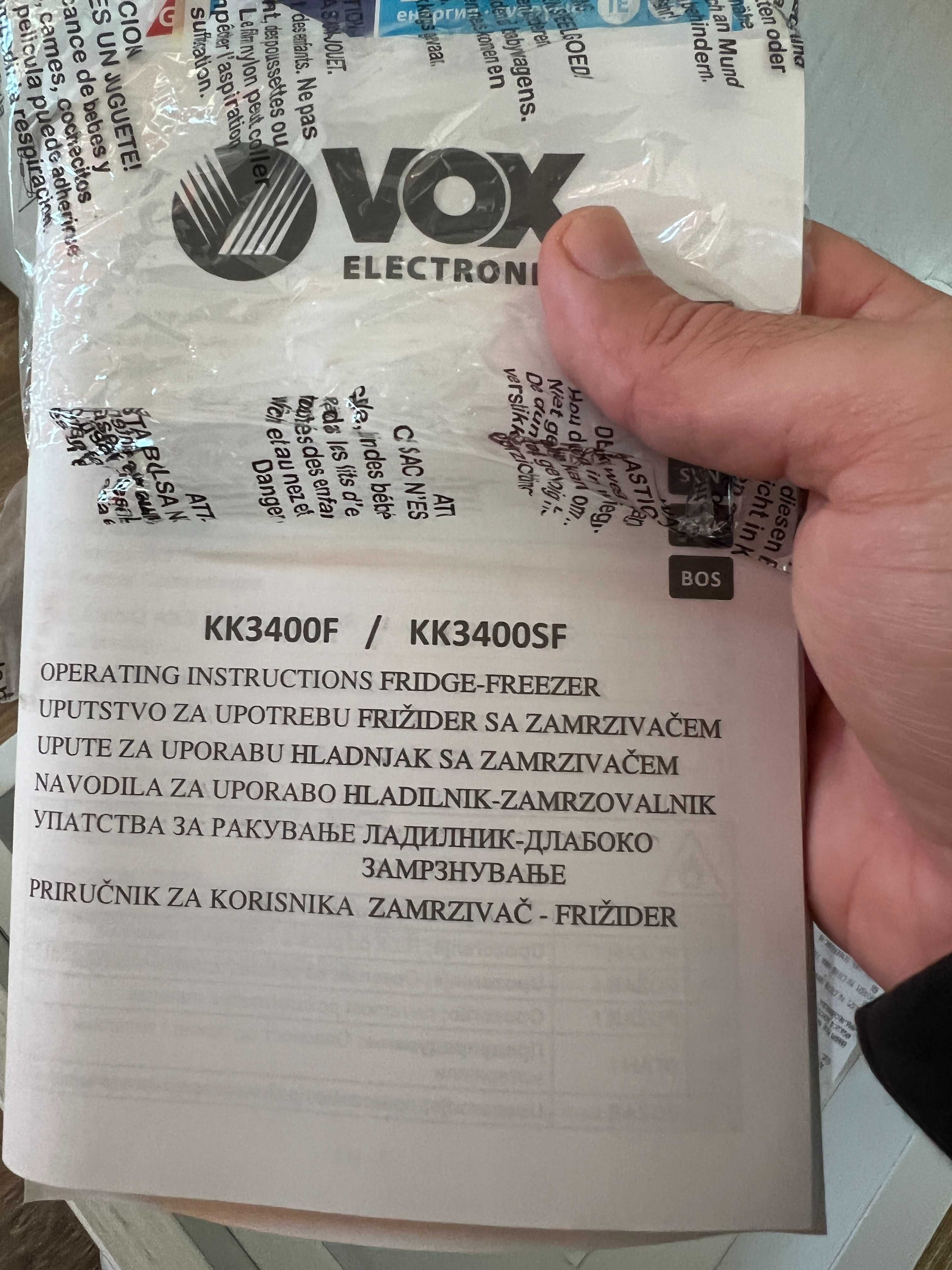 Хладилник VOX KK3400F