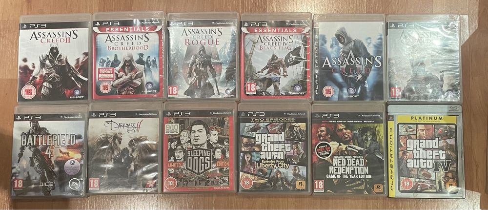 CD jocuri Playstation 3 PS3 grand theft auto assasins creed