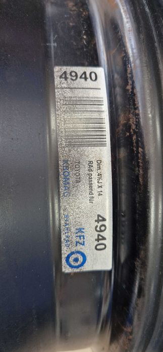 Железни джанти TOYOTA AYGO 14" 4x100