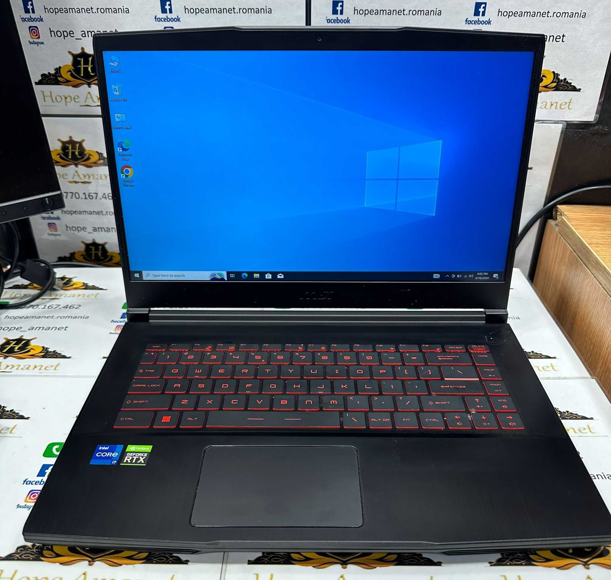 HOPE AMANET P12 - Laptop MSI MS-16R6