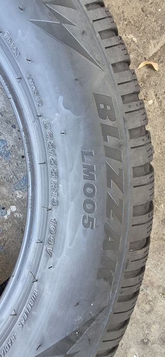 4 anvelope iarna Bridgestone 265/55/19,dot 2023.Pretul este pe bucata