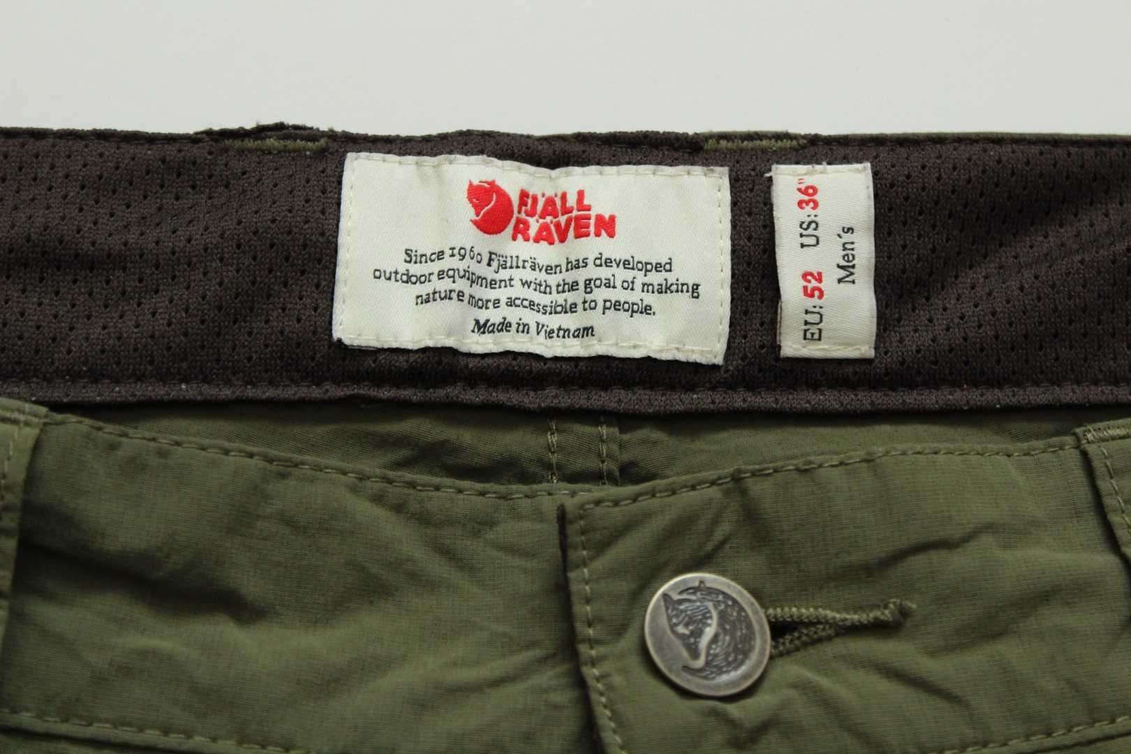 FJALLRAVEN; GORE WEAR - мъжки къси пнаталони L; MTB; къмпинг планина
