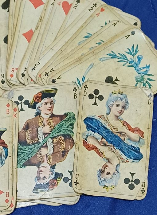 Carti de joc vechi (vintage), nemtesti, 1930