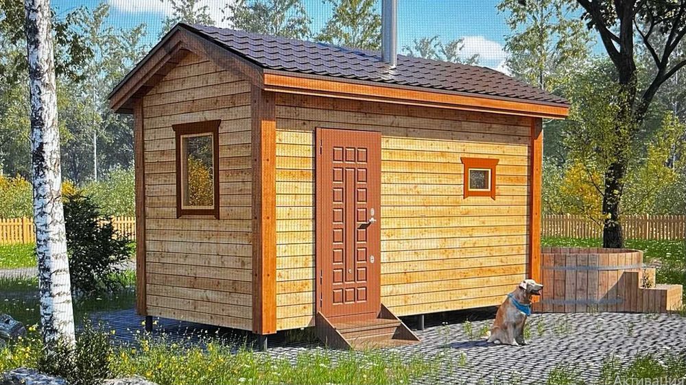 Бани в Астане от компании "PS Group".