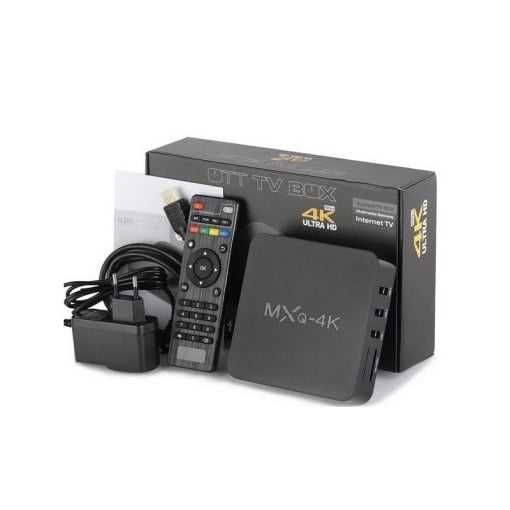 Smart TV Box MXQ Mini PC, 4K, Android TV, Transforma orice TV in Smart