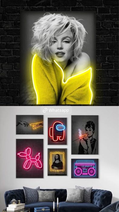 Neon. Неон: Вывески, Светильники, Подарок, Надписи, Картины