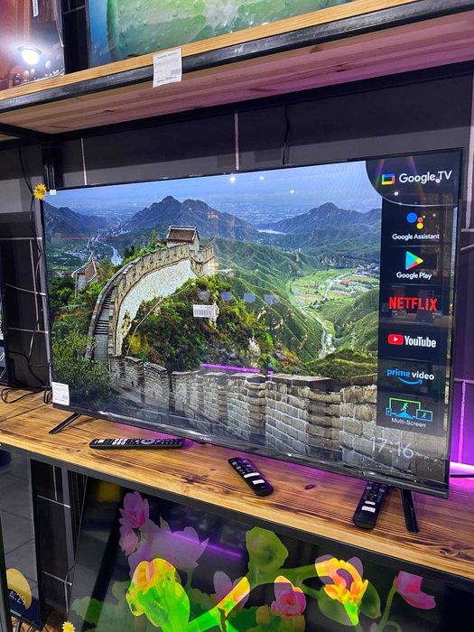 Абсолютно новый телевизор Smart TV 43 диагональ (109см) 2025 года,